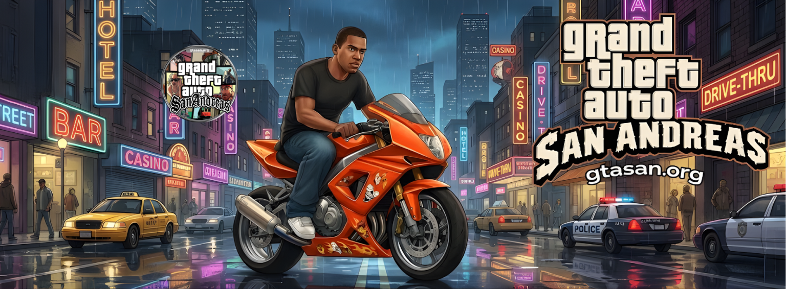 Tải GTA San Andreas PC/APK, Mod Xe Độ, Việt Hóa