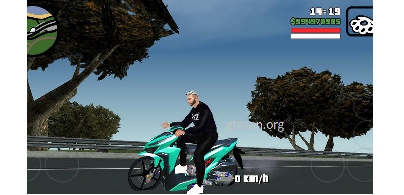 Chơi kỹ năng bốc đầu trong game GTA San