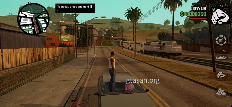 GTA San Andreas (Android) được tối ưu riêng cho di động bởi gtasan.org