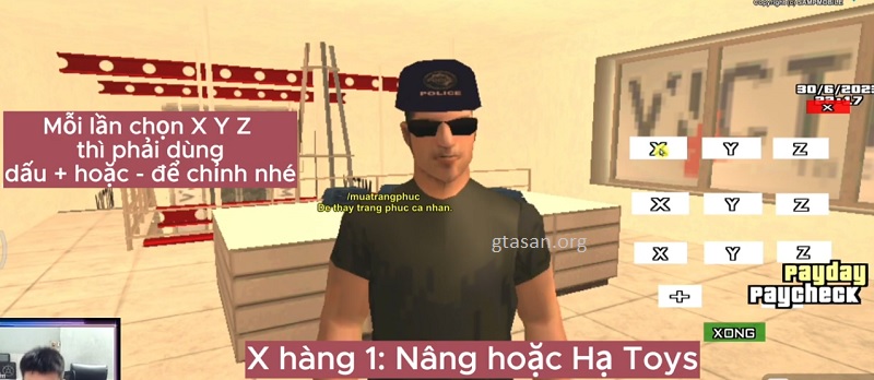 Mẹo chỉnh toys GTA San đơn giản
