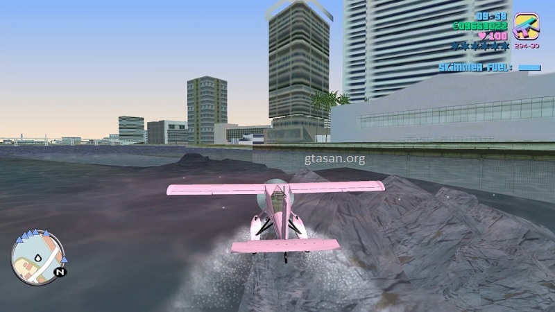 Bộ phím tắt GTA Vice City mặc định trên PC lái máy bay