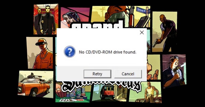 Thông báo lỗi game: "Wrong disc inserted. Please insert the CD/DVD"