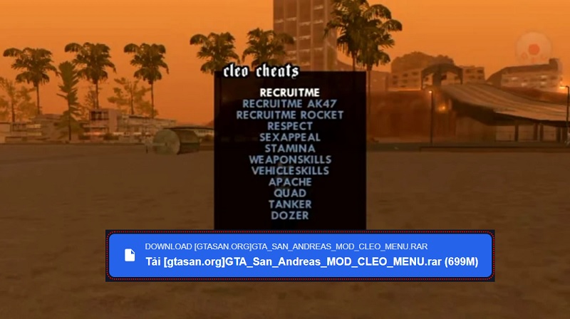 GTA San Andreas CLEO Mod APK