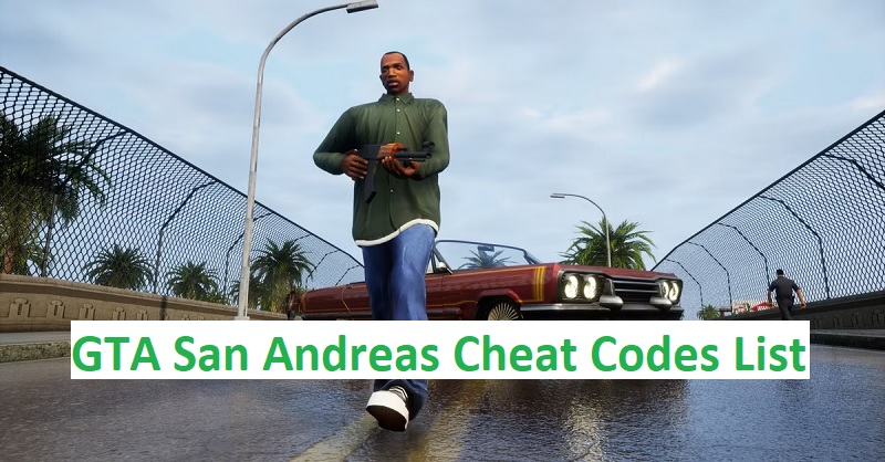 GTA San Andreas Cheat Codes List: PC, Android & Console (2026) by gtasan.org