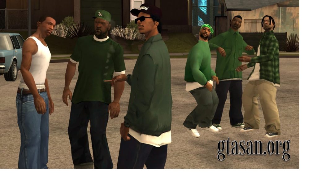 Băng Nhóm Grove Street Families Trong Gtasan
