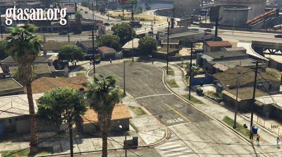 Lãnh Địa Băng Nhóm Grove Street Families Trong Gta San